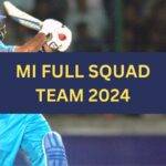 MI Squad 2024, Mumbai Indians Team