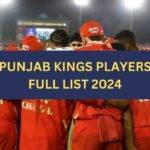 Punjab Kings Players 2024 Full List